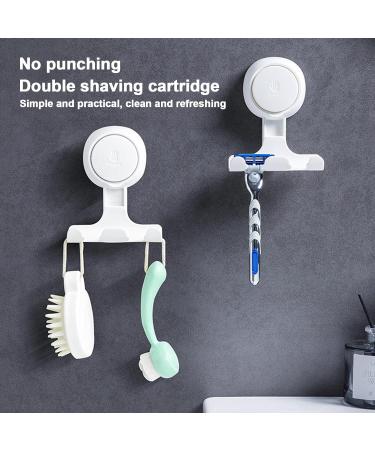 Puzzle Game Razor Holder Hanger Hook - Reusable Self-Adhesive Suction Hooks for Towels Coats & More - Buy Online on SooperMarket.com