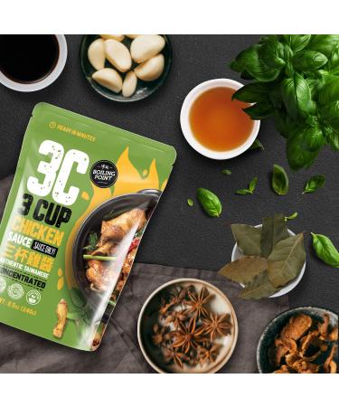 Boiling Point Classic Three Cup Chicken Sauce 8.5oz - Authentic Asian-Flavor Marinade for Chicken, Glaze for BBQ Ribs, Stir-Fry, and Everything Sauce Mix - Vegetarian Friendly - 1 Pack - Buy Online on SooperMarket.com