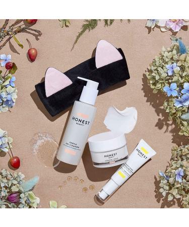 Honest Beauty Sleep Bright 3 Step Night Routine Kit | Gentle Gel Cleanser, Resurfacing Serum & Hydrogel | Bonus Spa Headband Included - Buy Online on SooperMarket.com