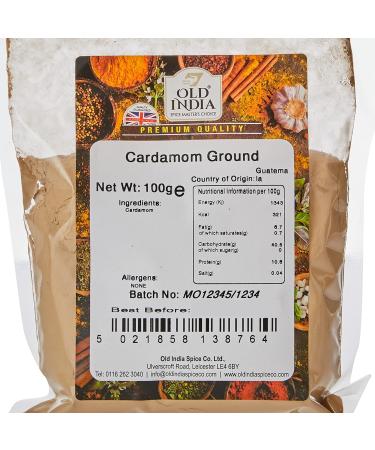 Old India Cardamom Ground 100g - Authentic Indian Spice for Culinary Delights - Buy Online on SooperMarket.com