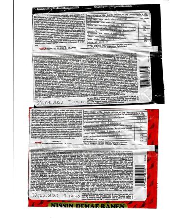 Nissin Demae Instant Noodles Ramen Assorted Flavours (100g x 20) | Tonkotsu Chicken Beef Satay Seafood Sesame Prawn Miso etc | Selected by CNMART - Buy Online on SooperMarket.com