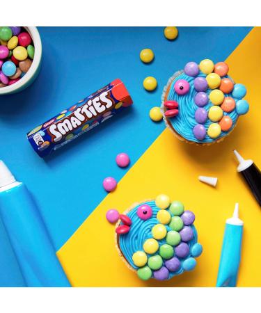 Buy Nestl Smarties Hexagon Roll - Colorful Milk Chocolate Lenses (24x38g) | International Shipping Available - Buy Online on SooperMarket.com