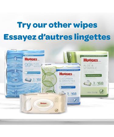 HUGGIES Refreshing Clean Scented Baby Wipes Hypoallergenic 3 Disposable Flip-top Packs (168 Total Wipes) Scented 3 count (Pack of 1) - Buy Online on SooperMarket.com