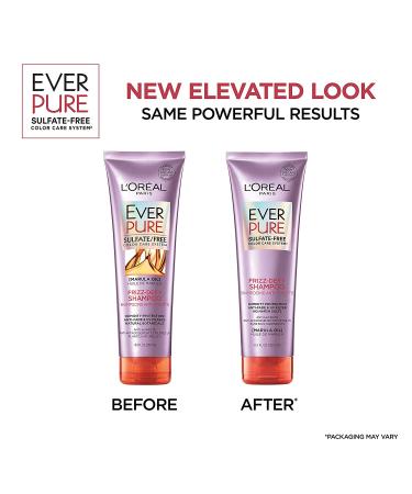 L'Oreal Paris EverPure Frizz Defy Shampoo and Conditioner Kit for Color-Treated Hair - 8.5oz (Pack of 2) - Buy Online on SooperMarket.com