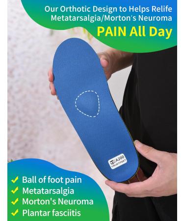 Trustfeet Metatarsal Pain Relief Insoles for Men and Women - Heavy Duty Support for Morton's Neuroma, Plantar Fasciitis, Arch Support - UK 10.5-11 - 29.5CM - Mixed Colors - Buy Online on SooperMarket.com