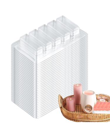 Wax melting container 100 pieces of transparent candle glasses with 5 hollows - candle containers for the production of candles shapes for candle production for wick cake candles accessories for the puzzle lady
