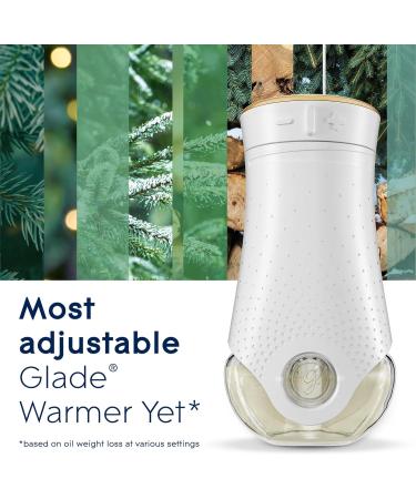 Glade PlugIns Refills Air Freshener Starter Kit - Twinkling Pine & Cedar Essential Oils for Home & Bathroom Limited Edition - Buy Online on SooperMarket.com