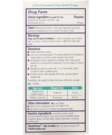 Little Remedies Gas Relief Drops 1 oz - Pack of 3 | Fast-Acting Formula - Buy Online on SooperMarket.com
