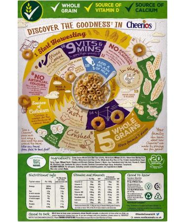 Cheerios Family Pack 2 x 600g Multigrain TOMIDEALS Edition | Breakfast Multigrain Cereal Fibre Whole Grains | Nestle Cheerios | Family Pack | sold by Essential Products - Buy Online on SooperMarket.com