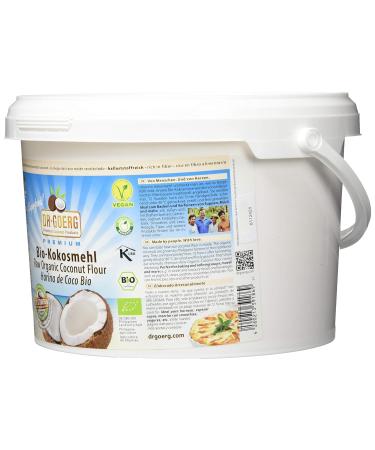 Dr. Goerg Premium Organic Coconut Flour - 1300g | Gluten-Free High Fiber International Shipping - Buy Online on SooperMarket.com
