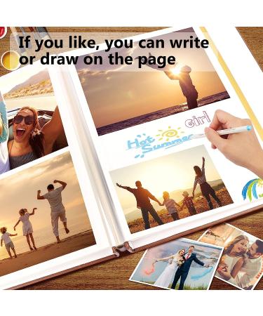 Magnetic Self-Stick Photo Album - Our Adventure Book, Leather Cover DIY Album for Wedding Anniversary - Holds Various Photo Sizes - Buy Online on SooperMarket.com