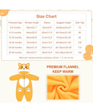 COOKY.D Unisex Winter Hooded Romper Jumpsuit | Dog Design | 6-12 Months - Buy Online on SooperMarket.com