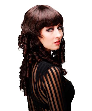 Buy WIG ME UP Lady's Baroque Colonial Style Wig Corkscrew Curls in Brown Mix Mahogany | Gothic Lolita YW60590-2T33 - International Shipping Available - Buy Online on SooperMarket.com
