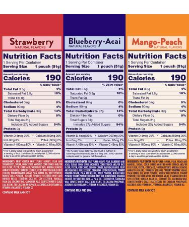 Welch's Fruit Snacks Variety Pack - Strawberry, Blueberry, Acai & Mango Peach - Gluten Free 30 Bulk Pack (1.8 oz Bags) - Buy Online on SooperMarket.com