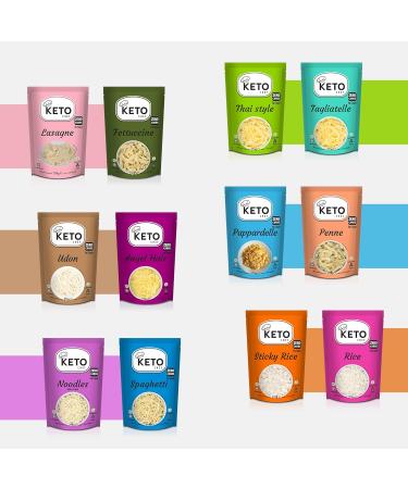 Keto Chef Vegan Lasagne Pasta Sheets 270g - Zero Carb Konjac Shirataki, Free-From Flour, Paleo & Low Calorie - Ready to Eat - Buy Online on SooperMarket.com