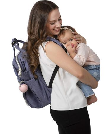Melii Grey & Pink Pacifier Pod with Carabiner Clip - Pacifier Storage Container - Buy Online on SooperMarket.com