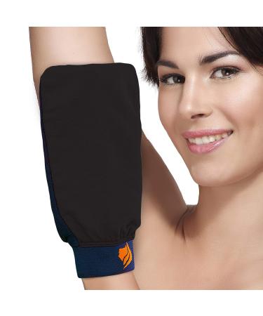 Premium Body Exfoliating Gloves Mitt for Dead Skin Removal | Self Tan Remover | Bath & Spa Scrub Glove - Buy Online on SooperMarket.com