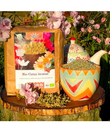 Buy Organic Cistus Tea - Cistus Incanus Herbal Infusion (250g) - Premium Rockrose Herb for Wellness - International Shipping Available - Buy Online on SooperMarket.com