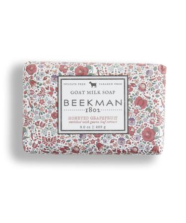 Beekman 1802 Goat Milk Soap Bar  Honeyed Grapefruit - 9 oz - Nourishes  Moisturizes & Hydrates the Body - Good for Sensitive Skin - Cruelty Free