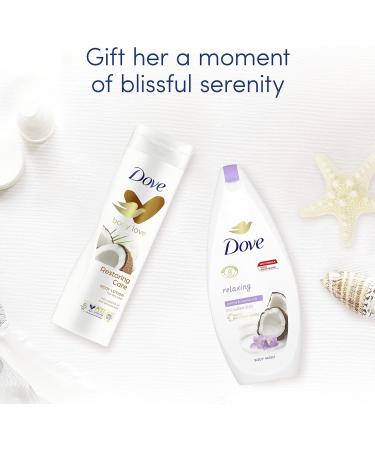 Dove Blissfully Relaxing Body Collection with home fragrance spray Gift Set perfect gifts for her 2 piece White - Buy Online on SooperMarket.com