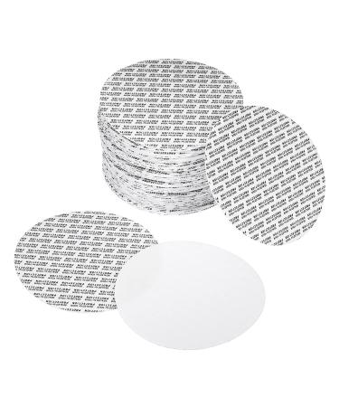 PATIKIL 101mm/3.98" Foam Lid Liner 50 Pack PS Foam Resistant Tamper Pressure Sensitive Seal for Bottle Cap Liners Seals