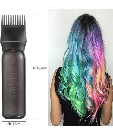 URRANEE Hair Applicator Bottle-Root Comb Applicator Bottle and Continuous Spray Bottle Hair Spray Bottle and Oil Applicator for Hair (Black) - Buy Online on SooperMarket.com