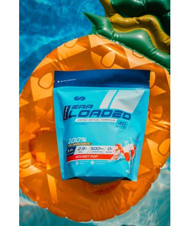 Limitless Pharma EAA Loaded | Intra Workout Essential Amino Acid Supplement | EAAs BCAAs L-Carnitine Electrolytes Sugar Free | Post Workout Muscle Recovery Energy Hydration | 40 Servings (Rocket Pop) - Buy Online on SooperMarket.com