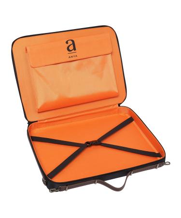 ANYA Luxury Art Portfolio Case 12 x 17 A3 Artist Carrying Bag | Premium Business Artwork Storage Folder | Professional Art Organizer | Drawings Sketches Foam Board carry Waterproof briefcase SKAPA