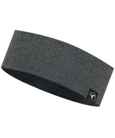 Reflecting headband for improved visibility at night - perfect for jogging/running/walking/bicycle/riding -d nn breathable under helmet welding tape unisex unit size anthracite