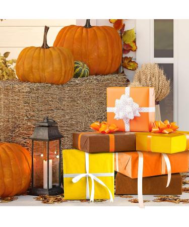 CHRORINE 60 Sheets Tissue Paper Autumn Wrapping Pape Bulk Assorted Color Art Paper Crafts for Thanksgiving Harvest Birthday Party DIY and Craft Decor - Buy Online on SooperMarket.com