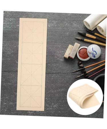 EXCEART 200 sheets Couplet Xuan Art Paper Sumi China Chinese Grid Japanese Rice Writing Calligraphy for As Shown 39x12cm - Buy Online on SooperMarket.com