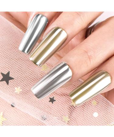 Makartt Painting Gel Nail Polish UV: Rose and Gold Chrome Mirror Metallic Effect - for Nail Art - Buy Online on SooperMarket.com