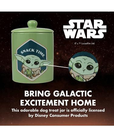 Star Wars Ceramic Dog Treat Jar with Lid - Pet Treat Container and Food Storage - Dog Canister for Treats - 7.3 x 5.1 inches - Buy Online on SooperMarket.com