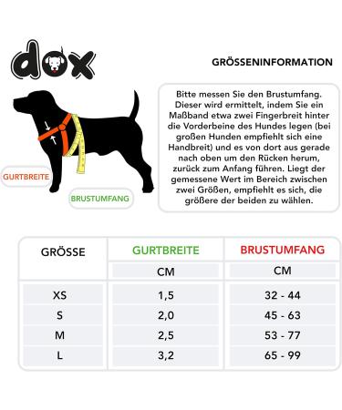DDOXX Air Mesh Step-In Dog Harness - Adjustable XS Puppy Harness for All Sizes | Comfortable & Breathable (Orange 1.5 x 32-44 cm) - Buy Online on SooperMarket.com