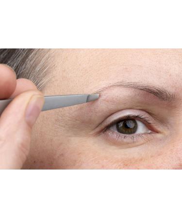 Faude Professional Tweezers for Precise Eyebrow Plucking - Stainless Steel & Silk Touch Coated | Perfect for Fine Hairs & Ingrown Hair - Buy Online on SooperMarket.com