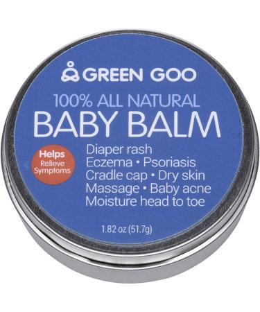 Green Goo Baby Balm Large Tin - 3 Piece Set 0.6 lb | Organic & Natural Baby Care | International Shipping Available - Buy Online on SooperMarket.com