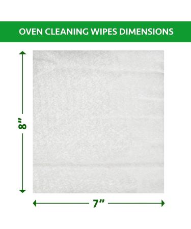 Degreasing Oven Cleaning Wipes - 20 Wipes | Powerful Grease Removal for Kitchen | International Shipping Available - Buy Online on SooperMarket.com