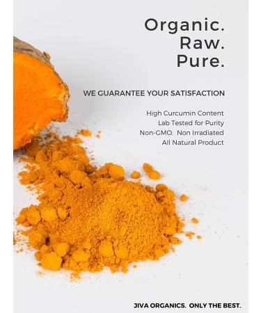 Jiva Organics Organic Turmeric Powder 7 oz - Pure, Premium Spice for Health - Buy Online on SooperMarket.com