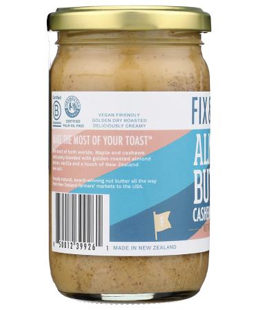Fix & Fogg Cashew & Maple Almond Butter - 10 OZ | Creamy Nut Spread - Buy Online on SooperMarket.com
