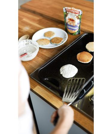 Blueberry Pancake & Waffle Mix by Birch Benders - 14 oz (Pack of 3) | Real Blueberries, Non-GMO, Dairy-Free, Just Add Water - Buy Online on SooperMarket.com