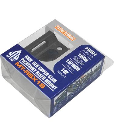 3-Slot Slim Picatinny Short Riser Mount - 1 High - Black | 3 Slots - Buy Online on SooperMarket.com
