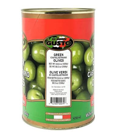 GUSTU Castelvetrano Olives 7.1 lbs Premium Green Whole Olives Farmed in Sicily Italy Buttery Smooth Flavor Dried Weight: 5.5 lbs Whole (5.5 lbs) - Buy Online on SooperMarket.com