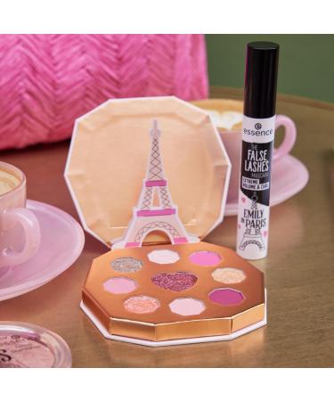 Essence Emily in Paris Eyeshadow Palette - Highly Pigmented Warm Tones Shimmer & Matte Finish Vegan & Cruelty-Free Pop-Up Eiffel Tower Packaging - Shop Internationally - Buy Online on SooperMarket.com