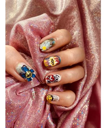 Gorvalin 12 Colors Nail Art Pens - 3D Nail Polish Graffiti Dotting Liner Pen Set for DIY Nail Design - Buy Online on SooperMarket.com