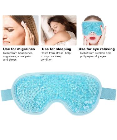 Cooling Eye Mask - Reusable Gel Mask for Dry Eyes & Dark Circles | International Shipping Available - Buy Online on SooperMarket.com