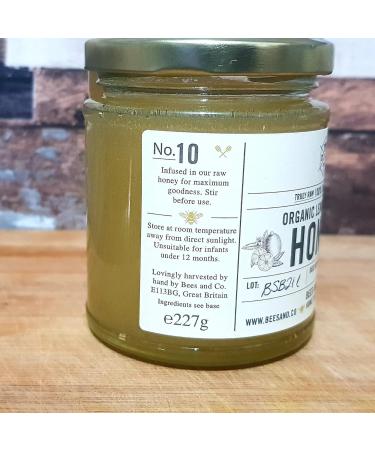 Lemon Honey/Raw UK Honey/Organic Lemon Infused in British Honey Pure RAW Honey In Glass Jar (227g) - Buy Online on SooperMarket.com