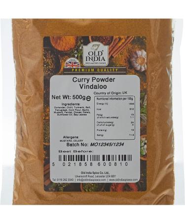 Old India Curry Powder Vindaloo 500g - Authentic Spice Blend for Bold Flavors - Buy Online on SooperMarket.com