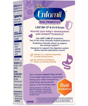 Enfamil Breastfed Infant Probiotics & Vitamin D - Dual Probiotics 8.7mL - Pack of 1 - Buy Online on SooperMarket.com