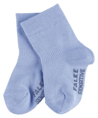 FALKE Unisex Baby Cotton Soft-Top Socks With Gentle Grip On Leg With Elasticated ZOne In Ankle Area For A Better Fit Blue Pink More Colours 1 Pair Sensitive 0 Months Blue (Crystal Blue 6290) new - eco-friendly