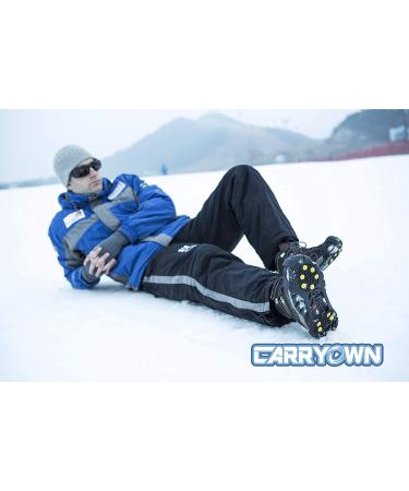 Carryown Ice Snow Grips Traction Cleats - M (Men 5-8/ Women 7-10) 10 Studs - Buy Online on SooperMarket.com